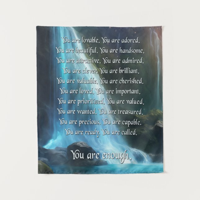 You Are Enough - Tapestry (Front)