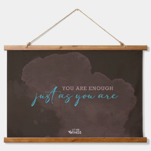 You Are Enough — Wall Tapestry (36” x 26”)