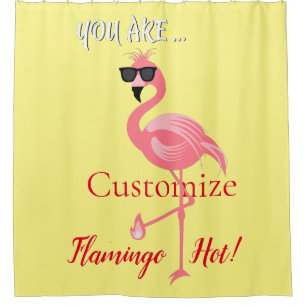 You Are Flamingo Hot Thunder_Cove Shower Curtain