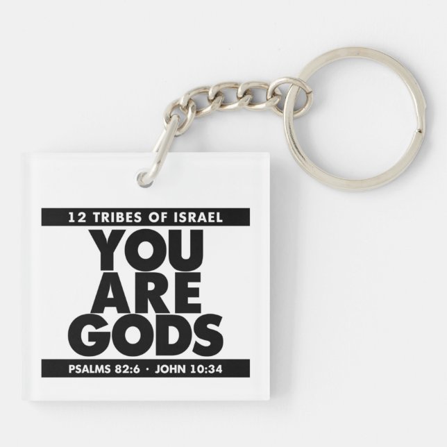 YOU ARE GOD'S KEY-CHAIN KEY RING (Back)