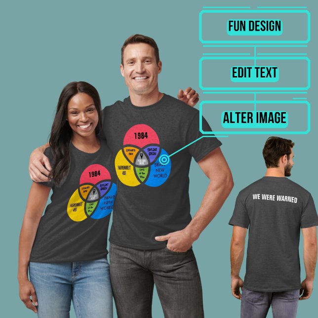 You Are Here Dystopian Future Mashup Ver 02 T-Shirt (Please enjoy our dystopian future mashup tee)