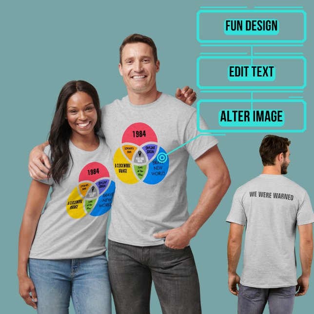 You Are Here Dystopian Future Mashup Ver 04 T-Shirt (Please enjoy our dystopian future mashup tee)