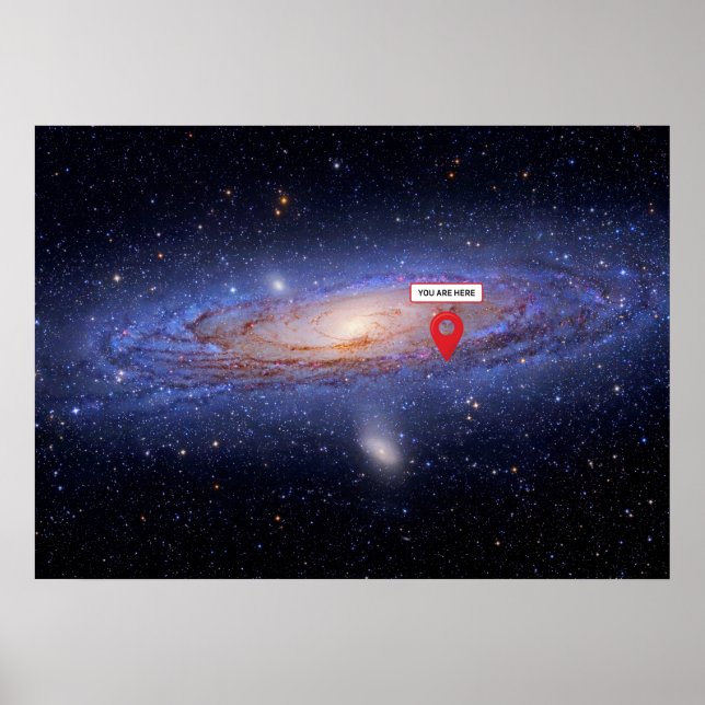 You are here: Milky Way Poster (Front)