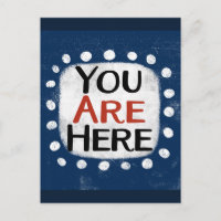 You Are Here Postcard