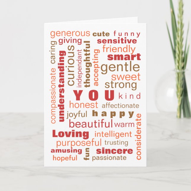 YOU are... Holiday Card (Front)