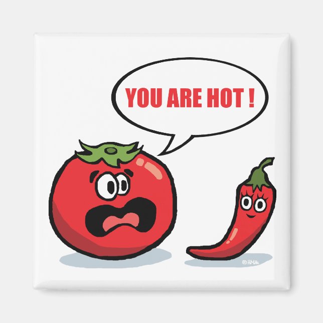 You are hot ! magnet (Front)