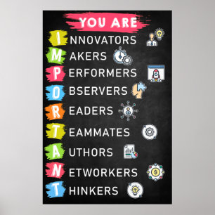 You Are Important Classroom Poster