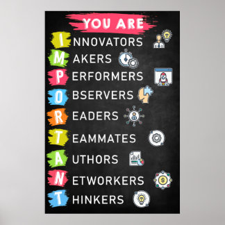 You Are Important Classroom Poster