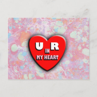 You Are In My Heart Postcard