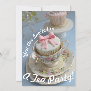You Are Invited Tea Party Invitation