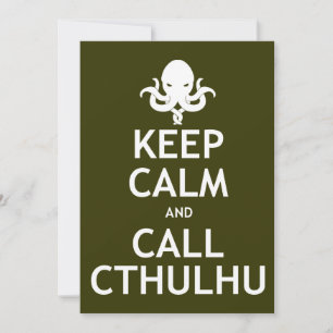 You Are Invited To an H.P. Lovecraft Party Invitation