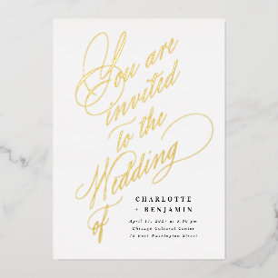 You Are Invited To Our Wedding