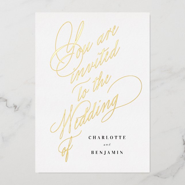 You Are Invited To Our Wedding (Front)