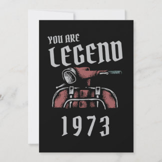 You Are Legend Old vespa Invitation