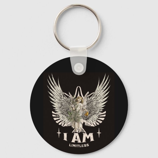 You are Limitless Angel Augmented Reality Key Ring (Back)