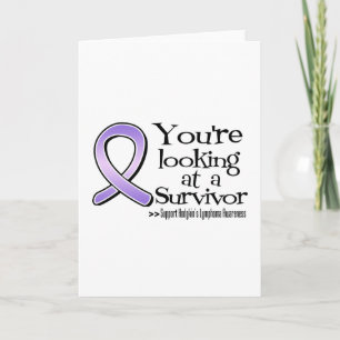 You are Looking at a Hodgkins Lymphoma Survivor Card