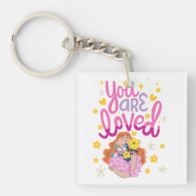 you are love key ring (Front)