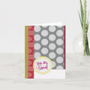 You Are Loved 4" x 5.6" Folded Card