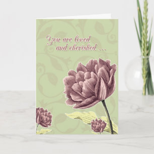 You are loved and cherished, hospice, final goodby card