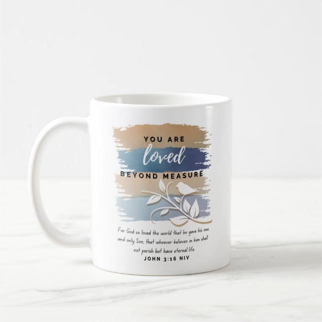 You Are Loved Beyond Measure Coffee Mug (Left)