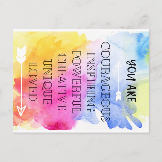 You are loved card (Front)