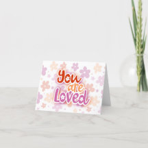 You Are Loved Flowers Lesbian Pride Lettering