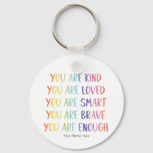 You Are Loved Fun Rainbow Positive Affirmations