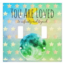 You Are Loved, infinity beyond Light Switch Cover