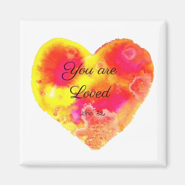 You are loved magnet (Front)