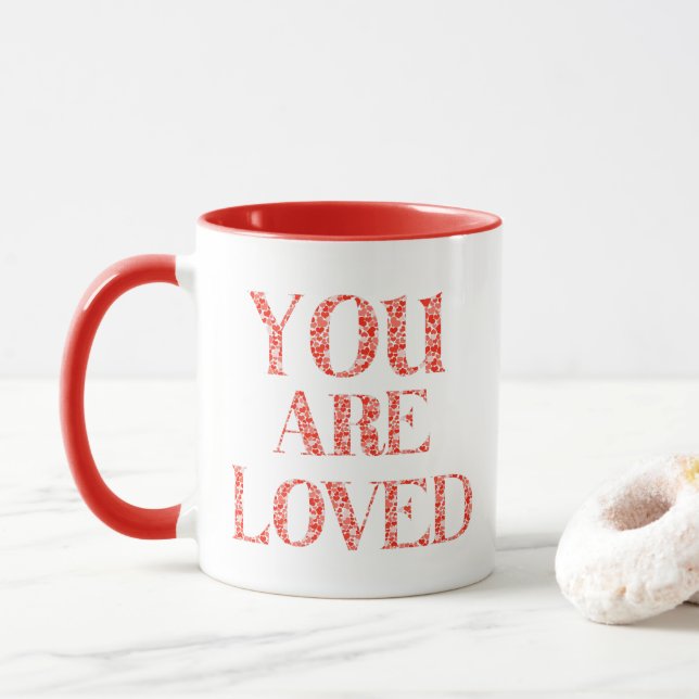 You are loved  mug (With Donut)