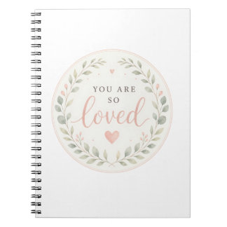You Are Loved, Newborn Gift Notebook