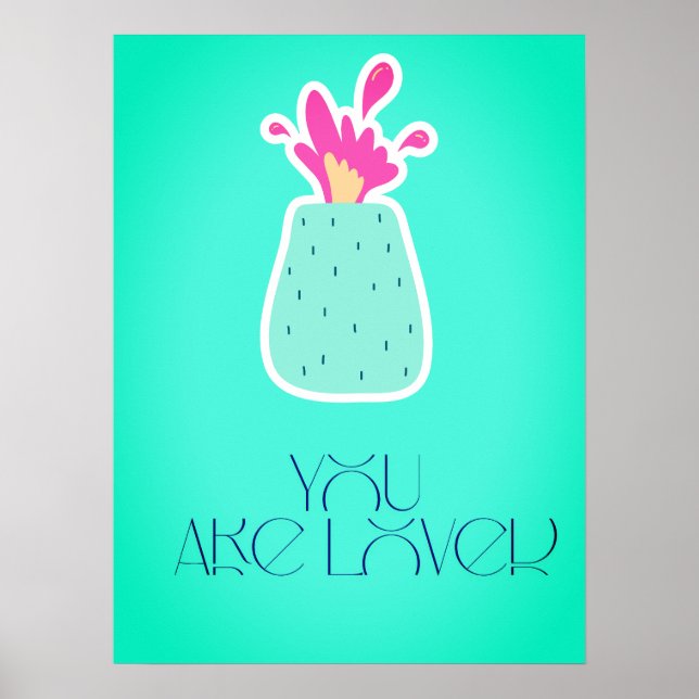 You Are Loved Nursery Wall Art Print (Front)