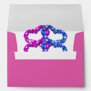 You Are Loved Pink Blue Envelopes