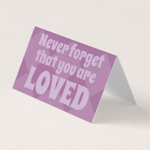 You Are Loved Platonic Valentine Notecard 25pk