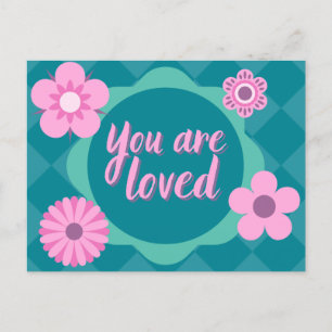 You Are Loved Platonic Valentine Postcard