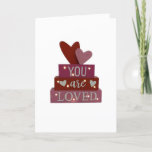 **YOU ARE LOVED*** ROMANTIC CHRISTMAS CARD<br><div class="desc">THANK YOU FOR STOPPING BY 1 OF MY 8 STORES!!!!!</div>