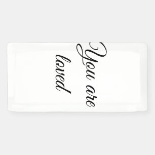 You are loved sun motivation quote mindful blessed banner