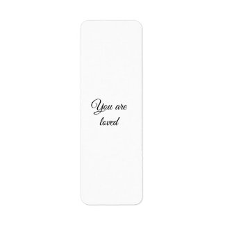 You are loved sun motivation quote mindful blessed return address label