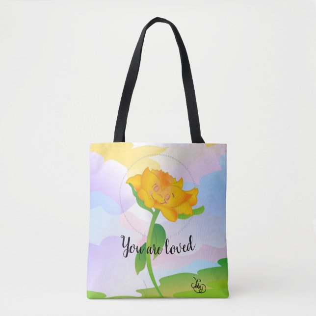 You are loved tote bag (Front)