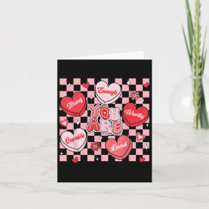 You Are Loved Worthy Enough Candy Heart Teacher Va Card