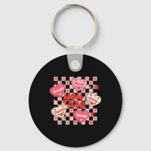 You Are Loved Worthy Enough Candy Heart Teacher Va Key Ring