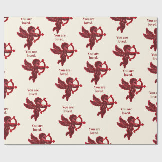 you are loved wrapping paper