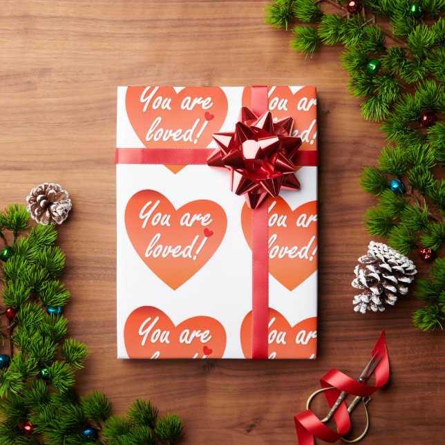 You are loved wrapping paper (Holiday Gift)