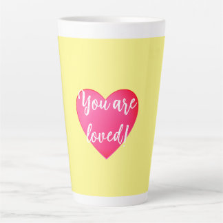 You are Loved Yellow Latte Mug