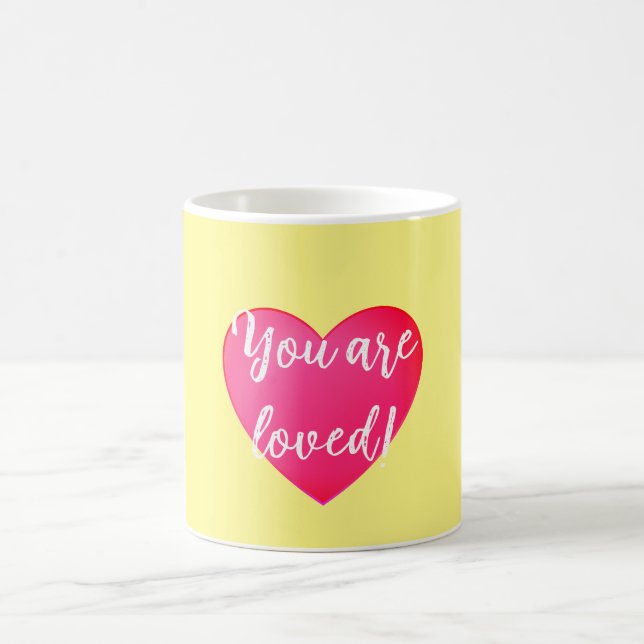 You are Loved Yellow Mug (Center)