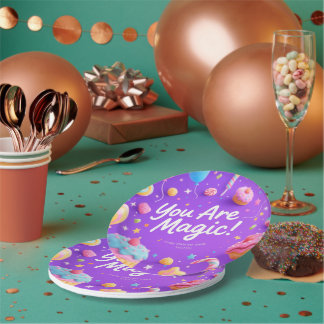 You Are Magic!" Whimsical Party Plates