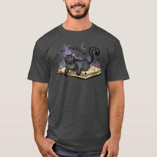 You are Magical Black Cat on Book Spider Web Hallo T-Shirt