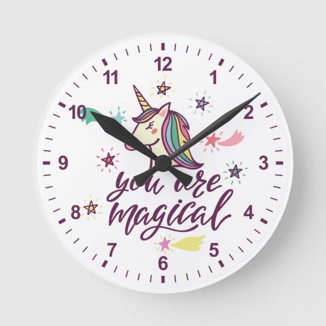 You Are Magical Round Clock (Front)