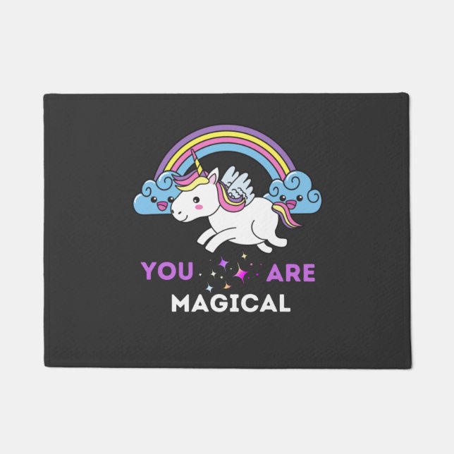You Are Magical Unicorn  Doormat (Front)