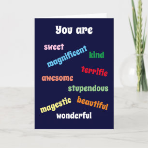 You are Marvelous: Birthday Card